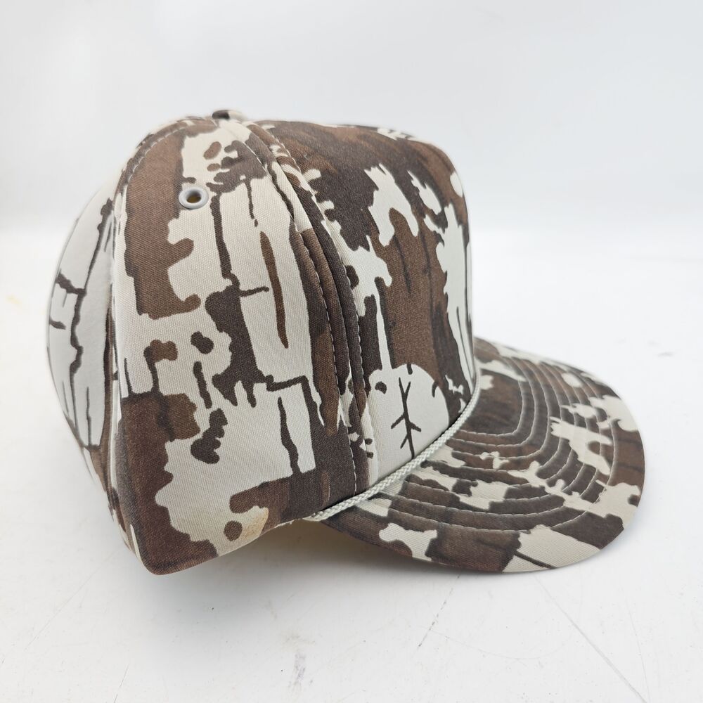 Quality Caps By George Trucker Hat Foam Snapback Camouflage - Picture 2 of 5